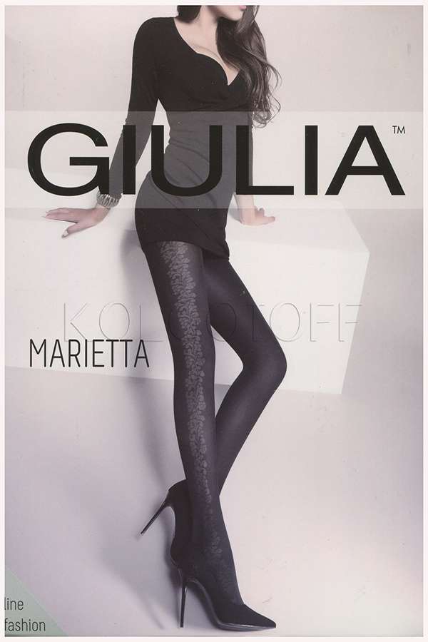 Колготки жіночі з візерунком GIULIA Marietta 60 model 7